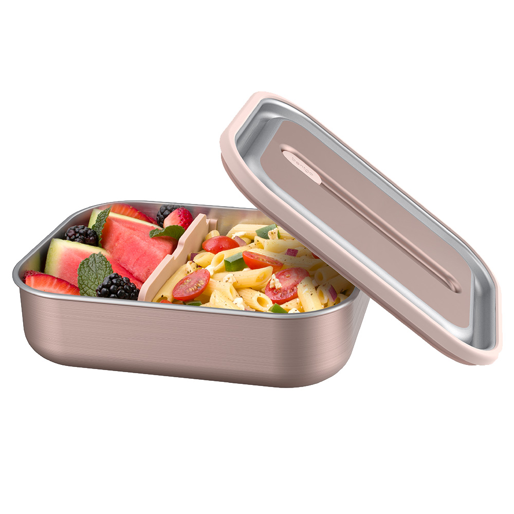 Bentgo - Microsteel Leak Proof Lunch Box - Rose Gold