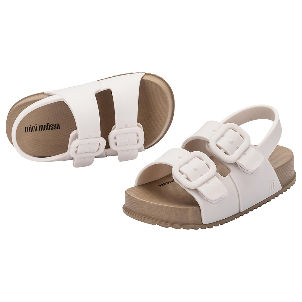 Mini Melissa - Cozy Sandal - Brown/White