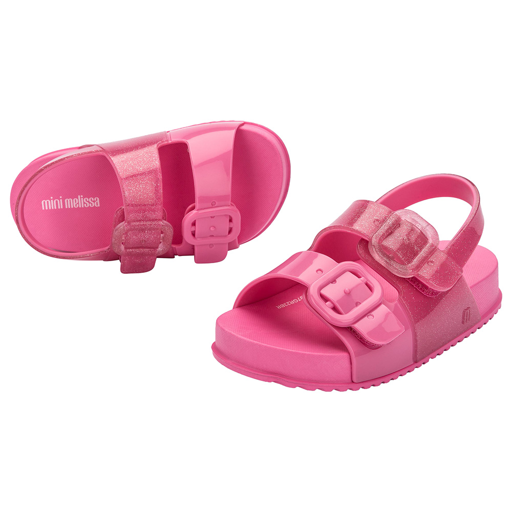 Mini Melissa - Cozy Sandal - Glitter Pink