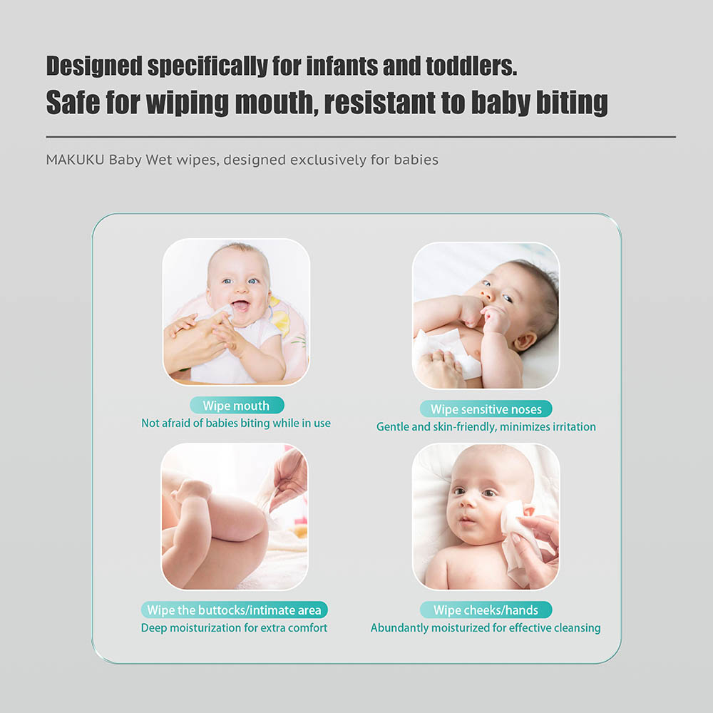 Makuku - Baby Water Wipes - Pack of 24 - 1440 Wipes