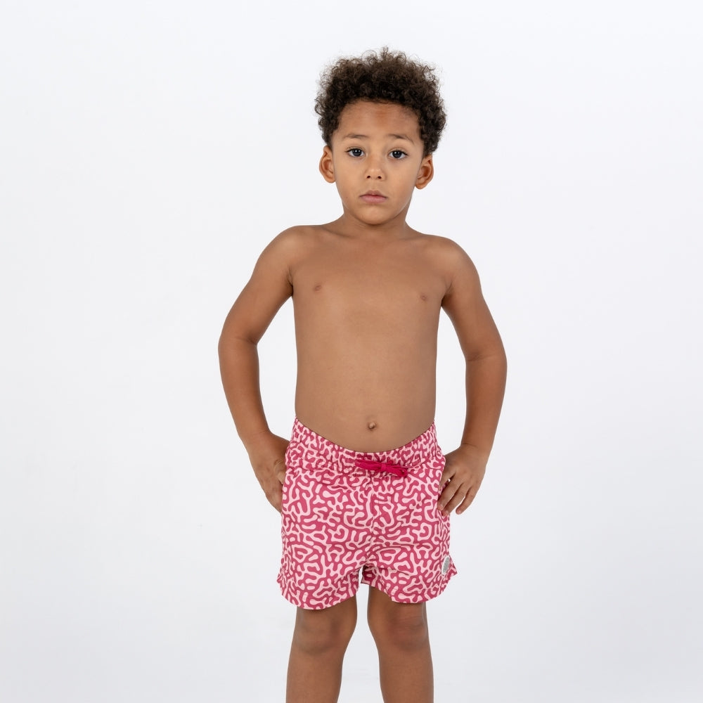 Badawii Beachwear Boy Shorts Reef - Coral