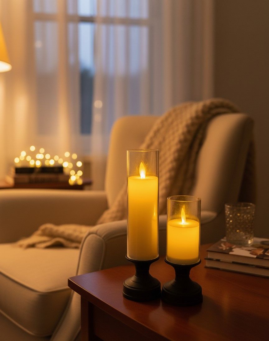 مايندست - شموع LED - عدد 2 - صغير
