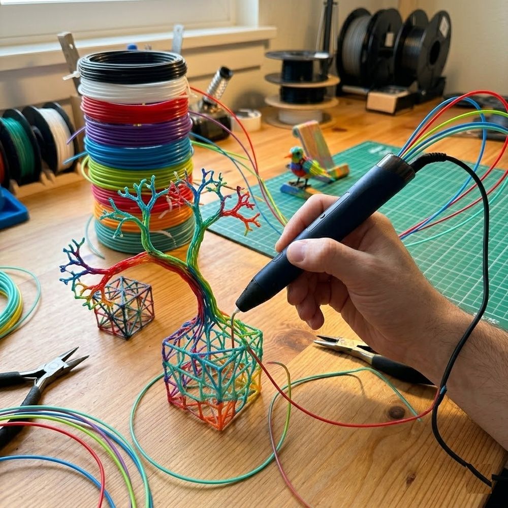 Mindset - 3D Pen Filament Refill Wire - Color May Vary - 10 Pcs