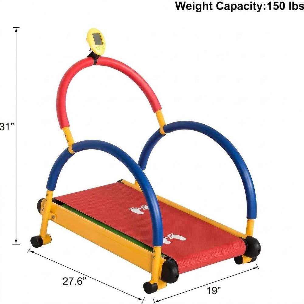 Mindset - Kids Treadmill With Odometer - Multicolor