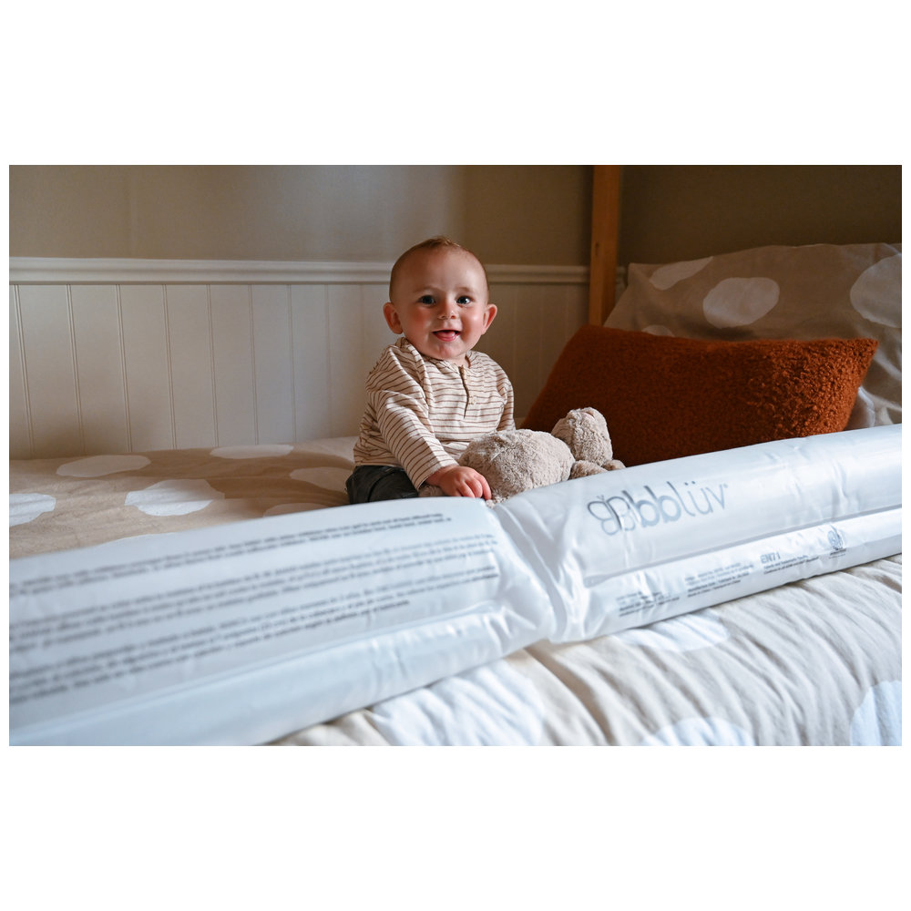 Bbluv - Bumps Inflatable Bed Rails - Grey - Pack of 2
