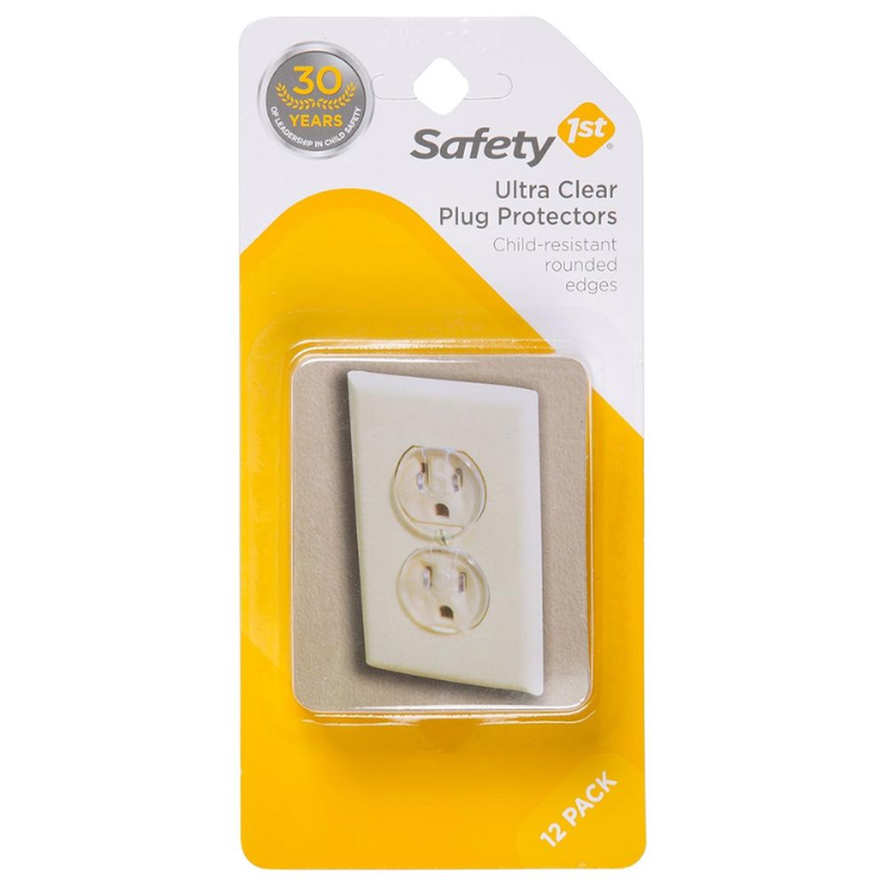 Safety 1st - Ultra Clear Plug Protectors - 12 Pc set