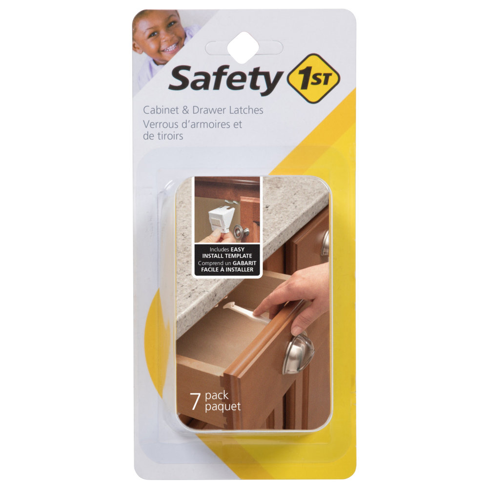 Safety 1st - Cabinet And Drawer Latches - 7 Pc Set