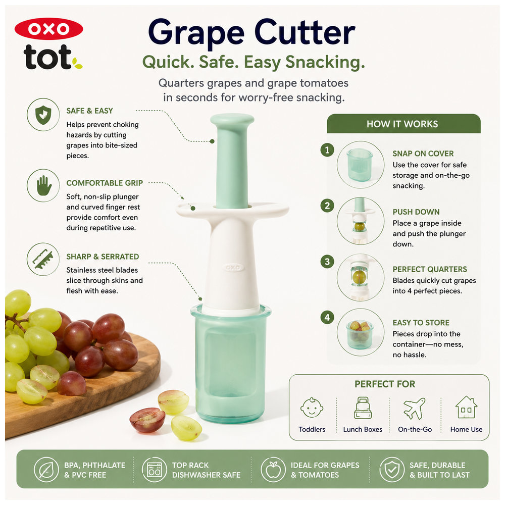 Oxo-Tot Grape Cutter - Opal