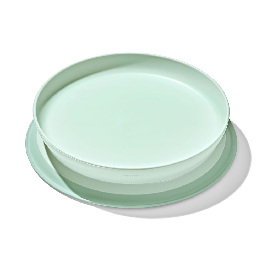 Oxo-Tot Stick And Stay Suction Plate - Opal