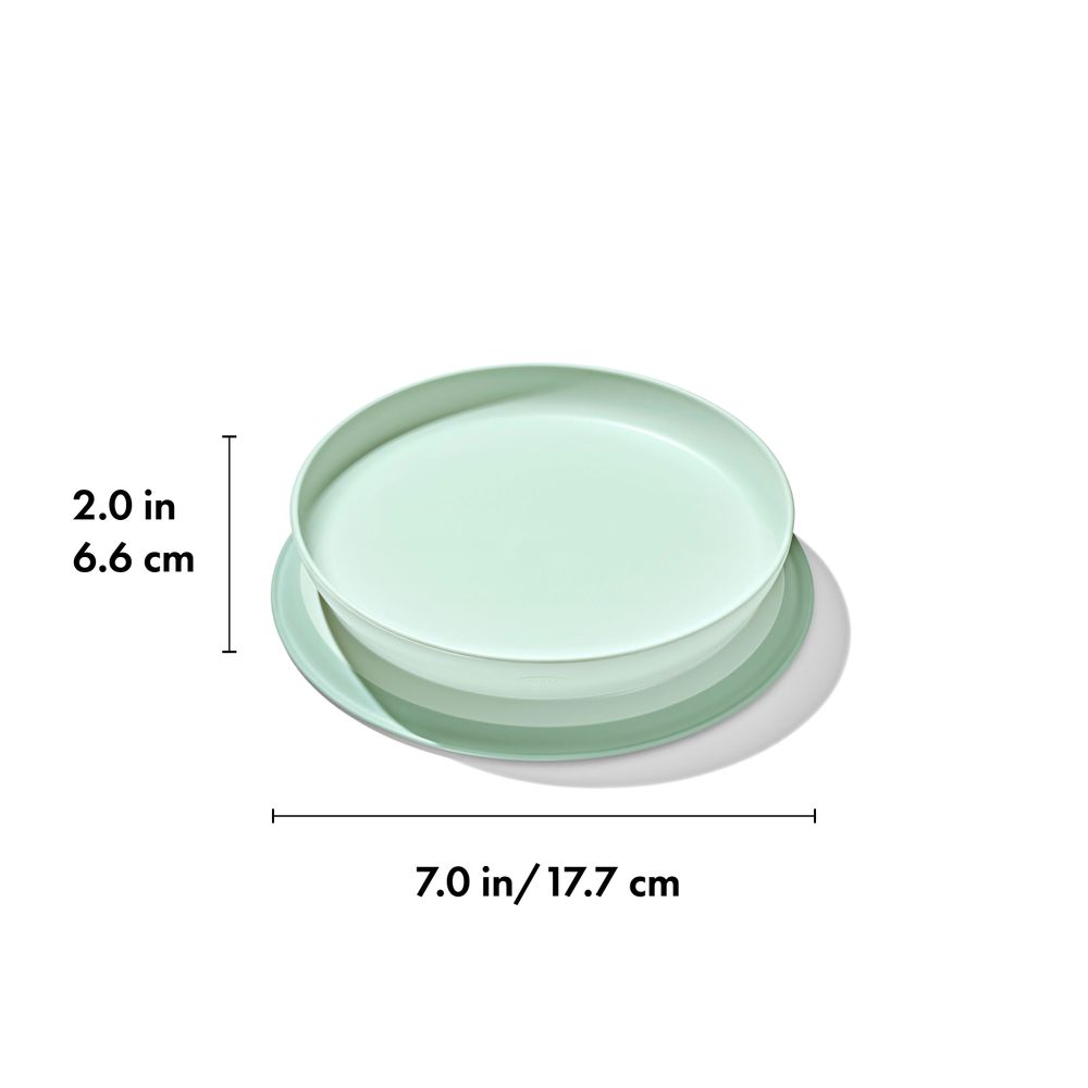 Oxo-Tot Stick And Stay Suction Plate - Opal