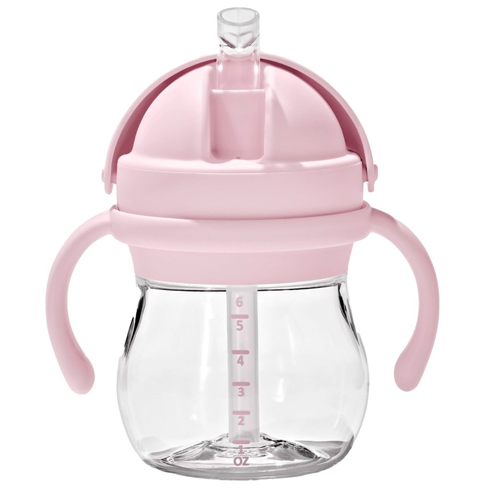 Oxo - Tot - Transitions Removable Handle Straw Cup - Blossom - 177ml