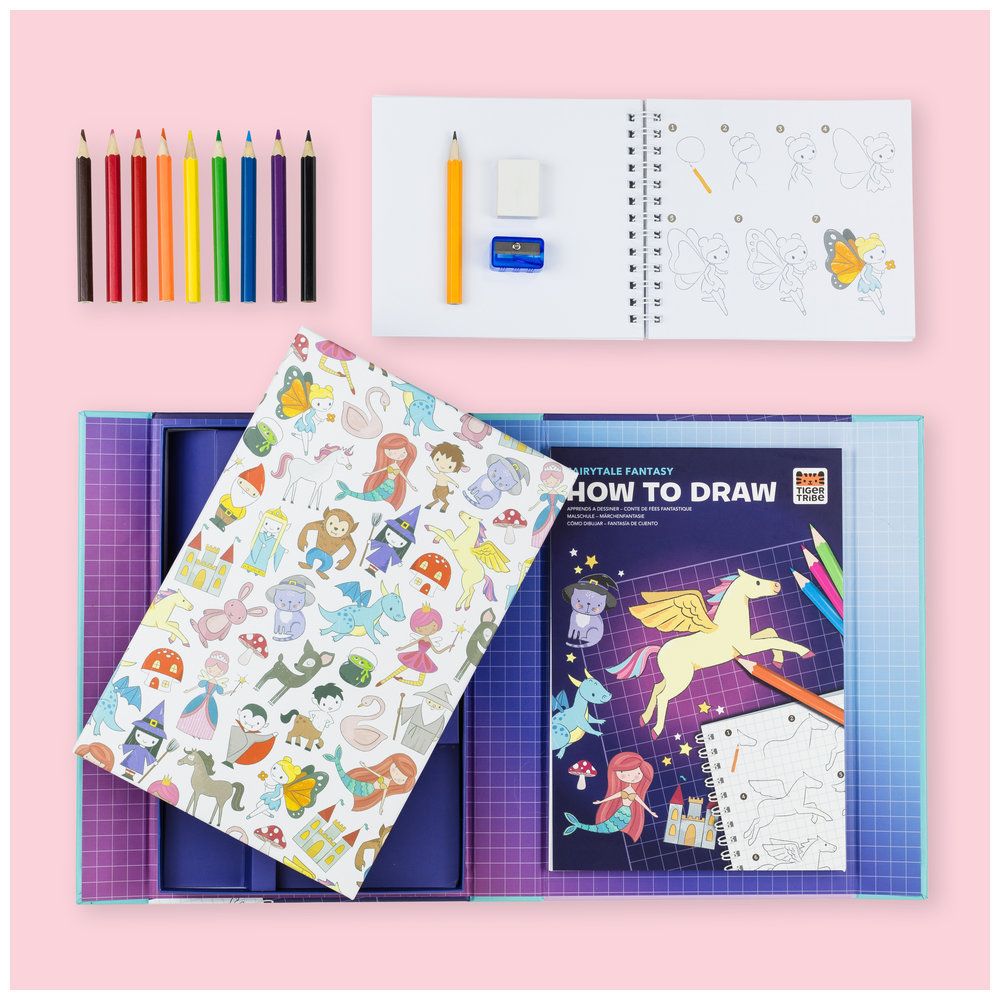 Tiger Tribe - All-In-One How To Draw Activity Kit - Fairytale Fantasy