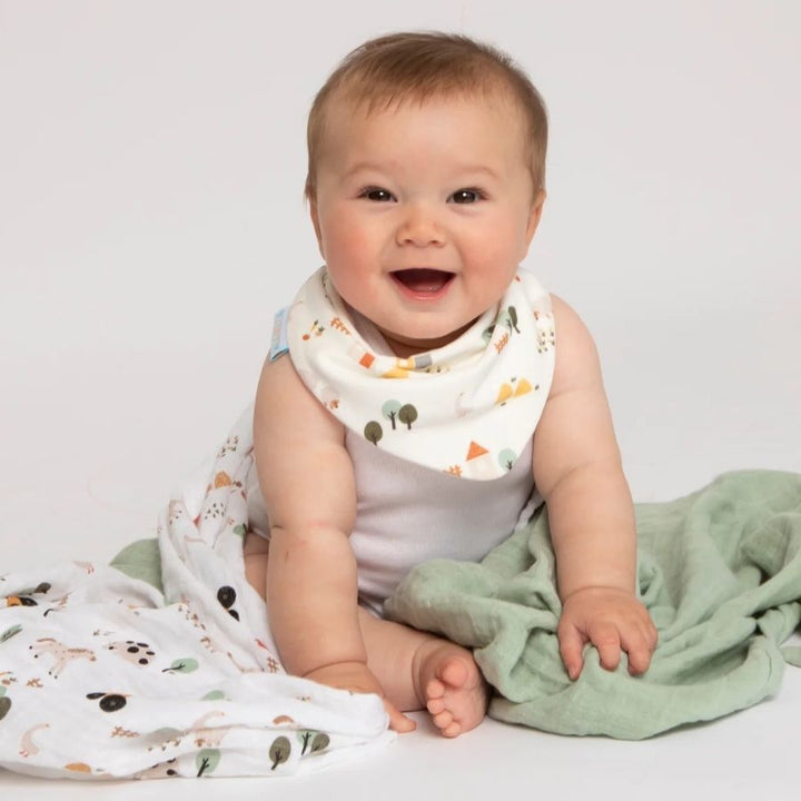 All4ella - Muslin Swaddle - Sage