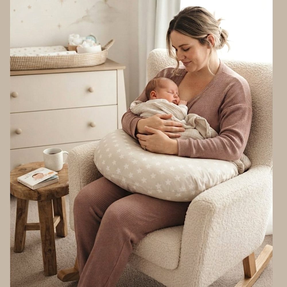 Kinder Valley - Twinkle Little Star Nursing Pillow - Beige