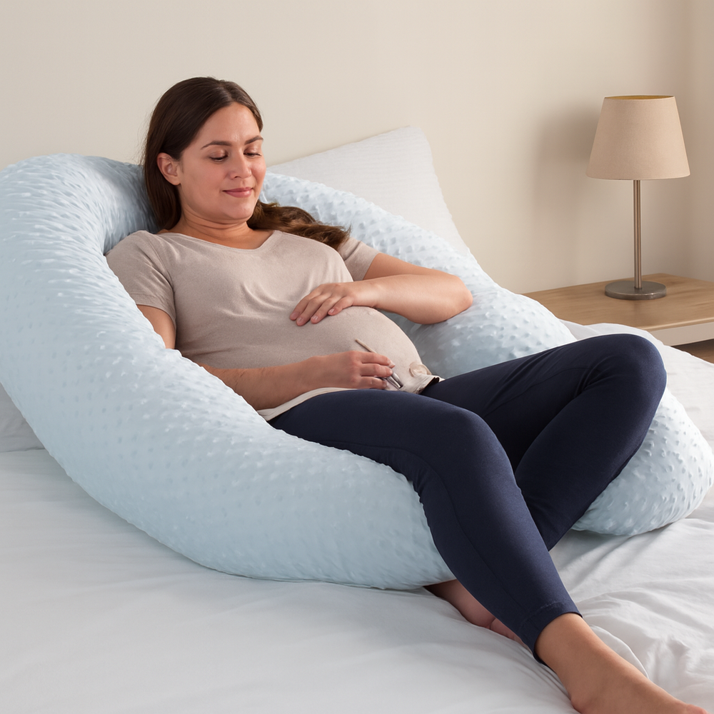 Kinder Valley - Cuddle Me Maternity Pillow - Blue - 12 FT