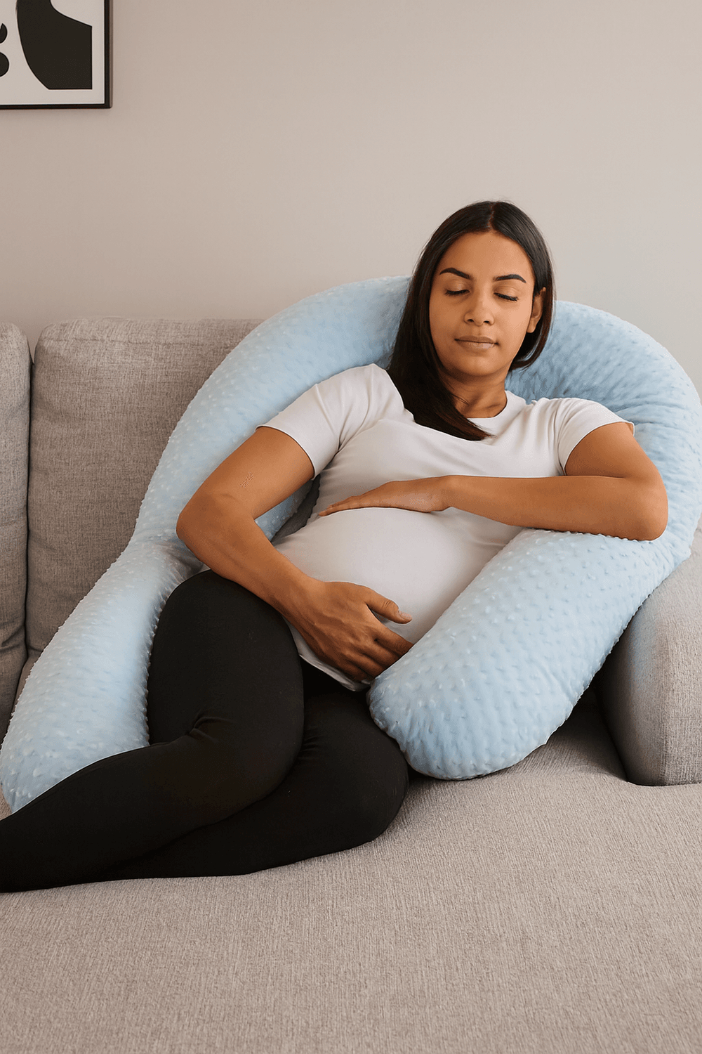 Kinder Valley - Cuddle Me Maternity Pillow - Blue - 12 FT