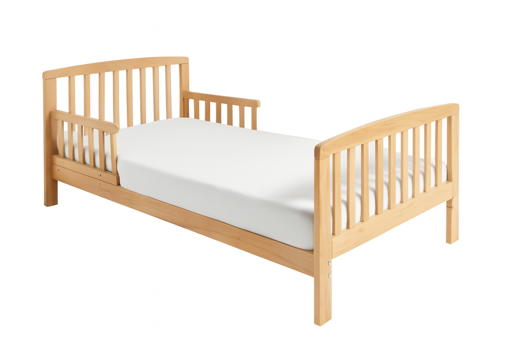 Kinder Valley - Sydney Toddler Bed Natural - Kinder Flow - 140 x 70 cm Mattress