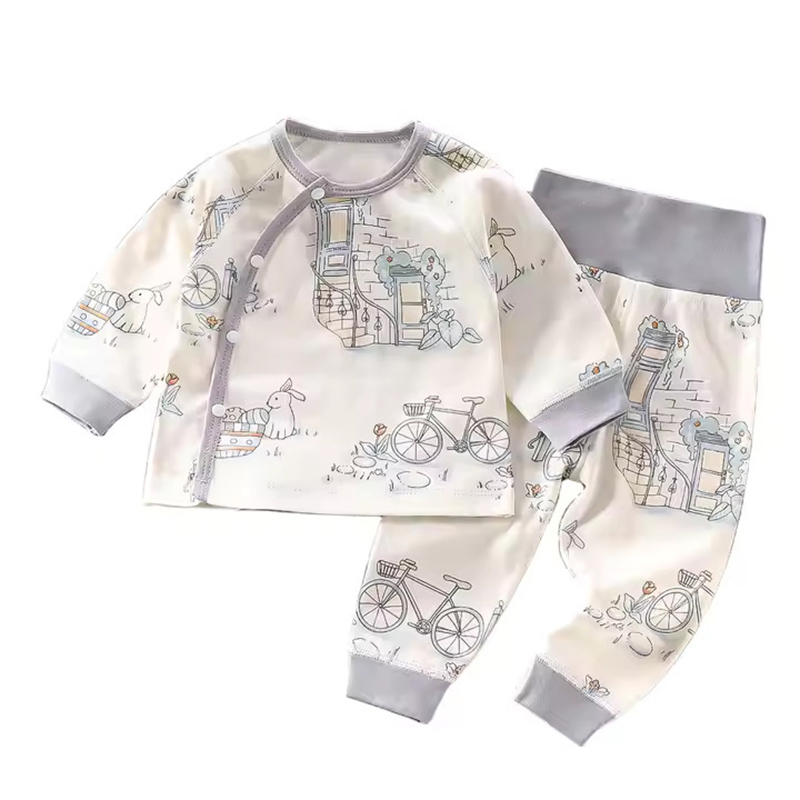 Kinder Valley Just for You & Rabbit Adventure Pyjama Set - Cream - 4 Pcs