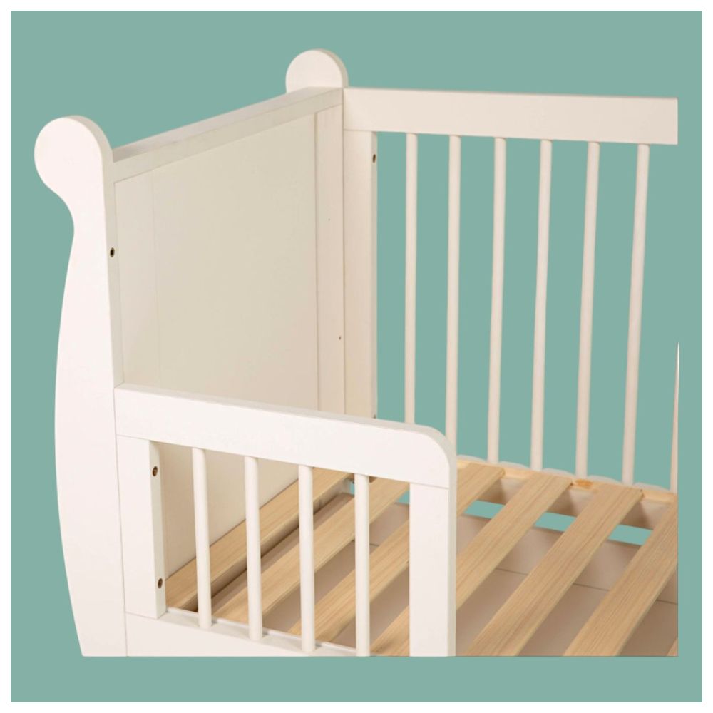 Kinder Valley - Tudor Rose Caro Opulent 4-In-1 Cotbed - White