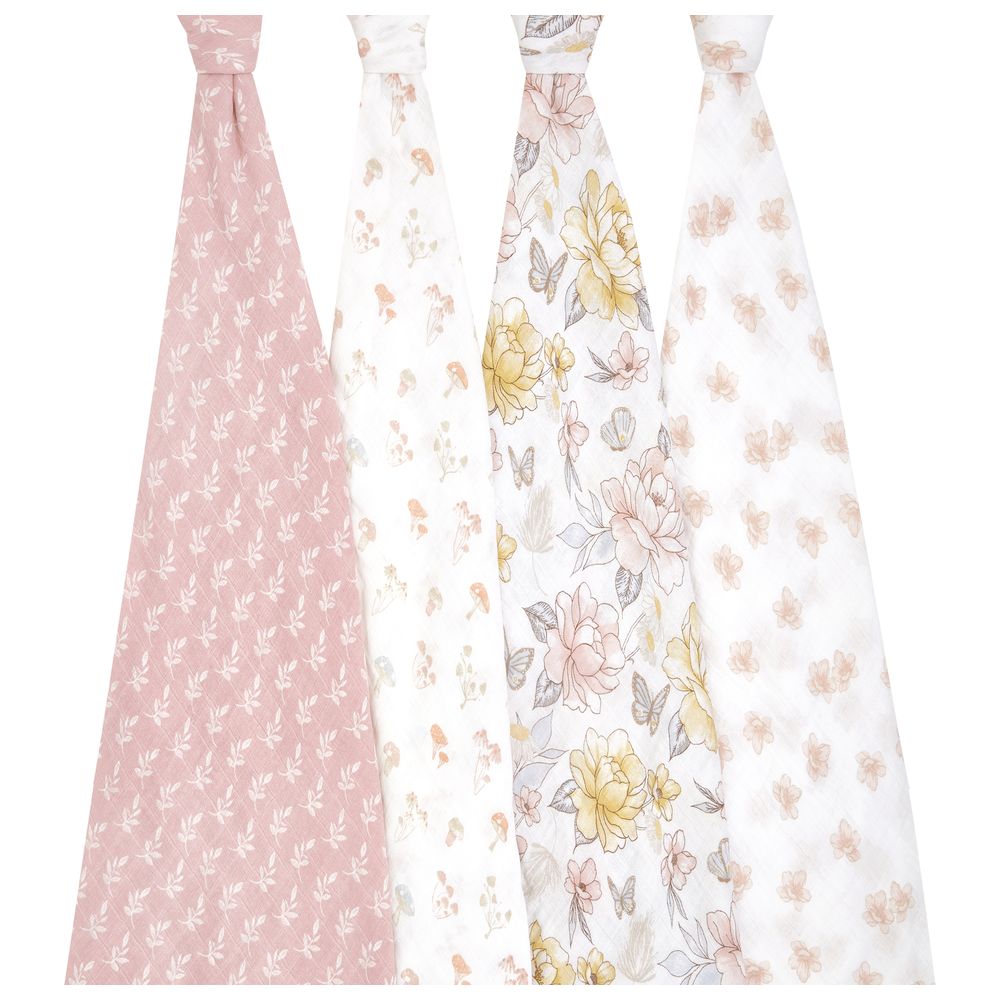 Aden + Anais - Organic Cotton Muslin Large Swaddles - Earthly