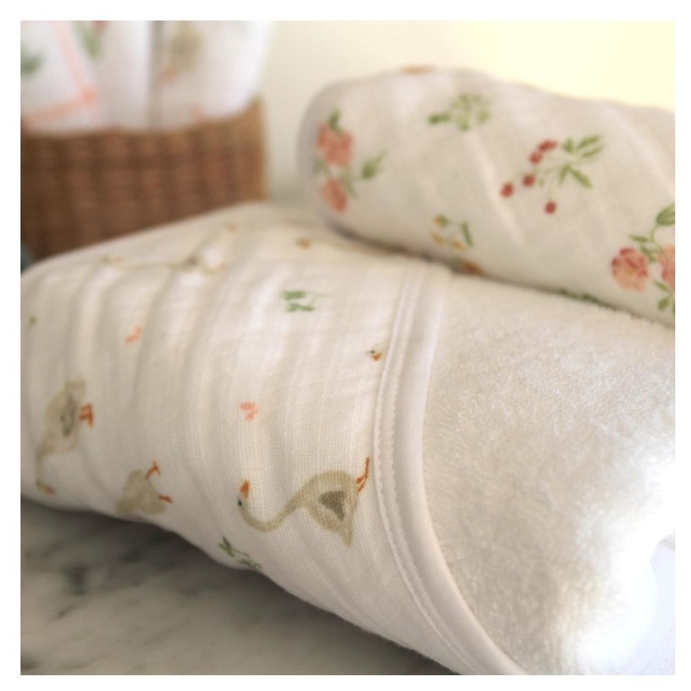 Aden + Anais - Essentials Pack of 2 Hooded Towel - Country Floral