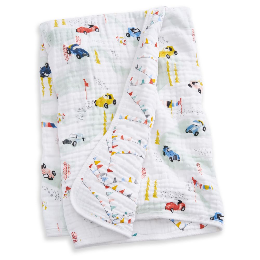 Aden + Anais - Essentials Cotton Muslin Blanket - Cars