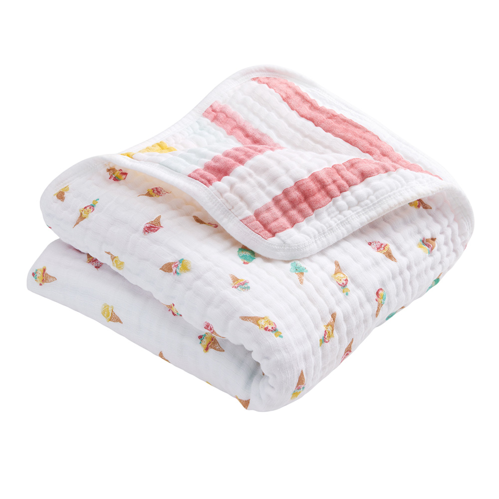 Aden + Anais - Essentials Cotton Muslin Blanket - Ice Cream
