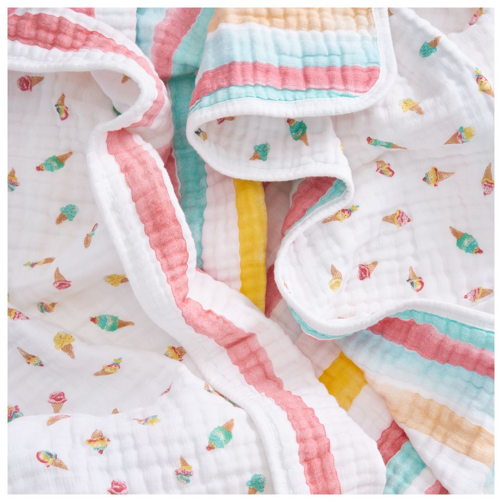 Aden + Anais - Essentials Cotton Muslin Blanket - Ice Cream