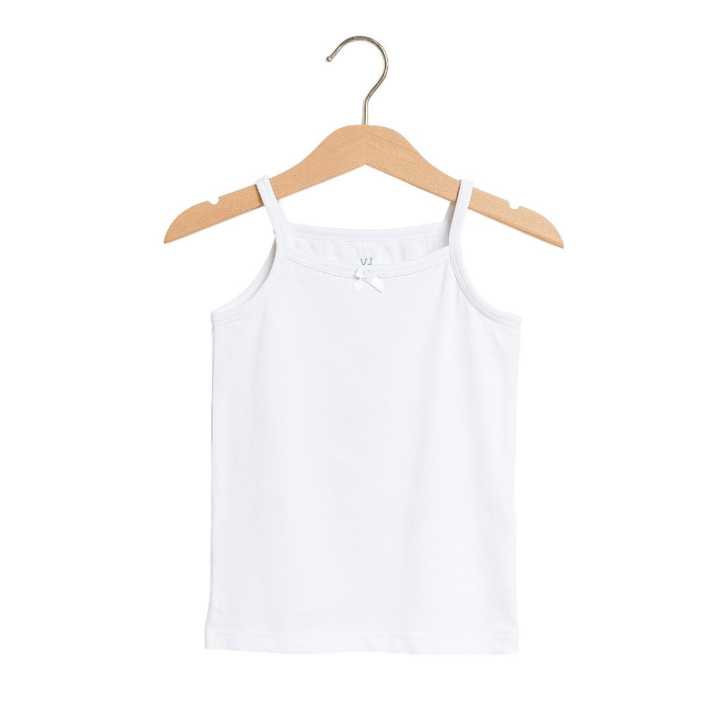 Victor and Jane Girls Cami Slip - White - 3 Pcs