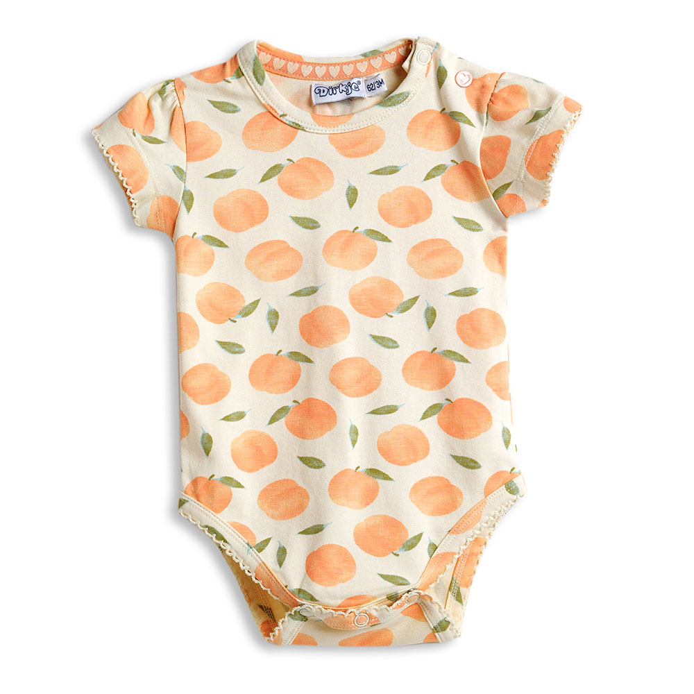 Dirkje Babysuit with Headband - Peach - 2 Pcs