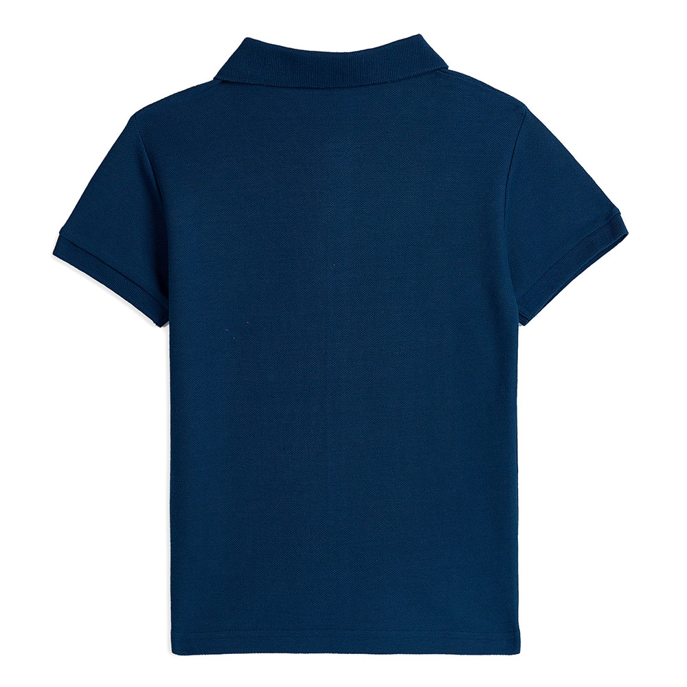 Victor and Jane Boy's Short Sleeves Polo T-Shirt - Navy