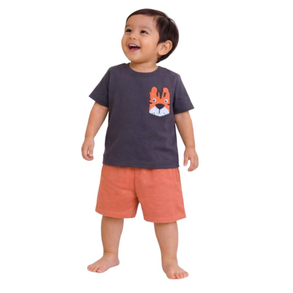 Victor And Jane - 4pc-Set - Baby Boy's Graphic T-Shirts & Shorts - Multicolor
