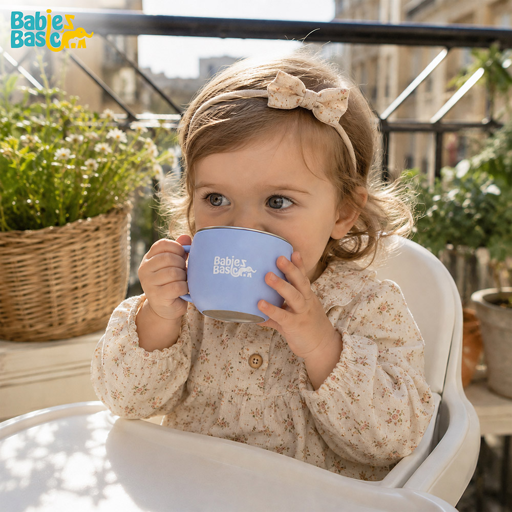 Babies Basic - Stainless Steel Cup With Silicone Sleeve