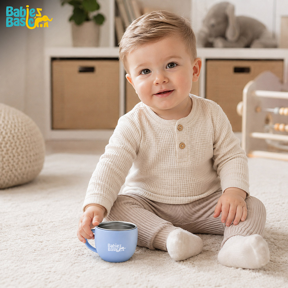 Babies Basic - Stainless Steel Cup With Silicone Sleeve