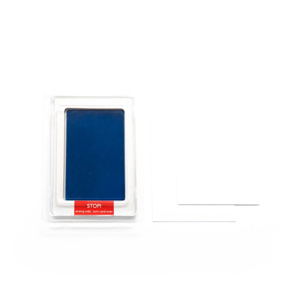Babies Basic - Clean Fingerprint With Two Imprint Cards - 12.5cm - Navy Blue