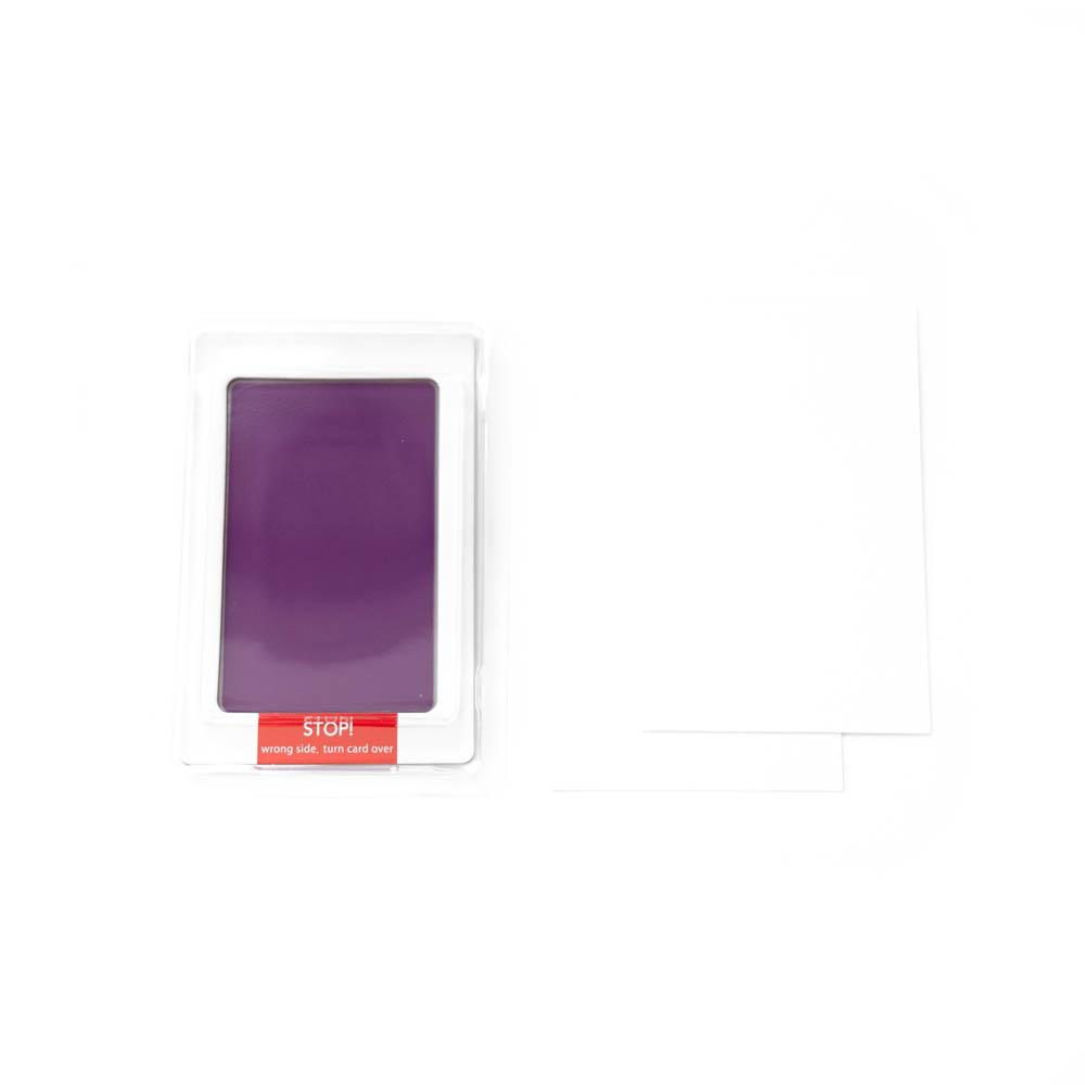 Babies Basic - Clean Fingerprint With Two Imprint Cards - 12.5cm - Purple
