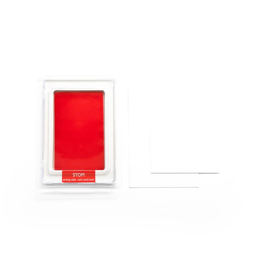 Babies Basic - Clean Fingerprint With Two Imprint Cards - 16cm - Red