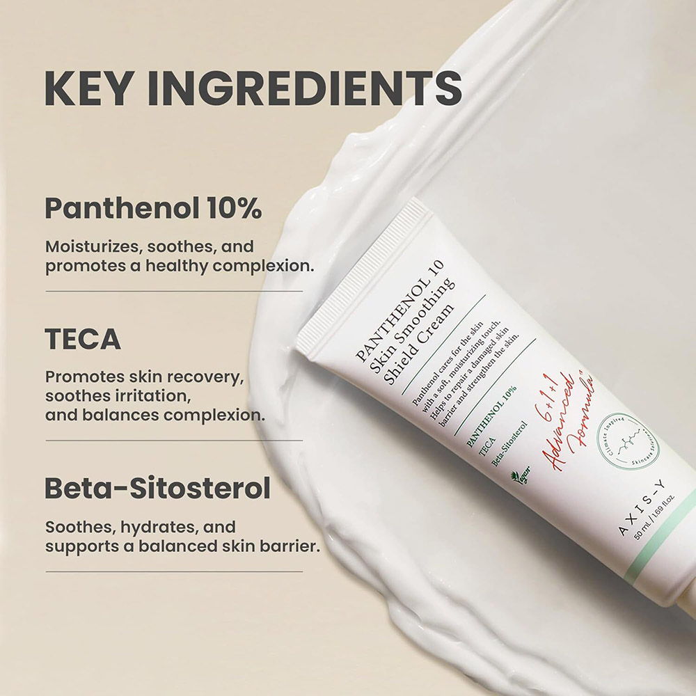 AXIS-Y - Panthenol 10 Skin Smoothing Shield Cream - 50 ml