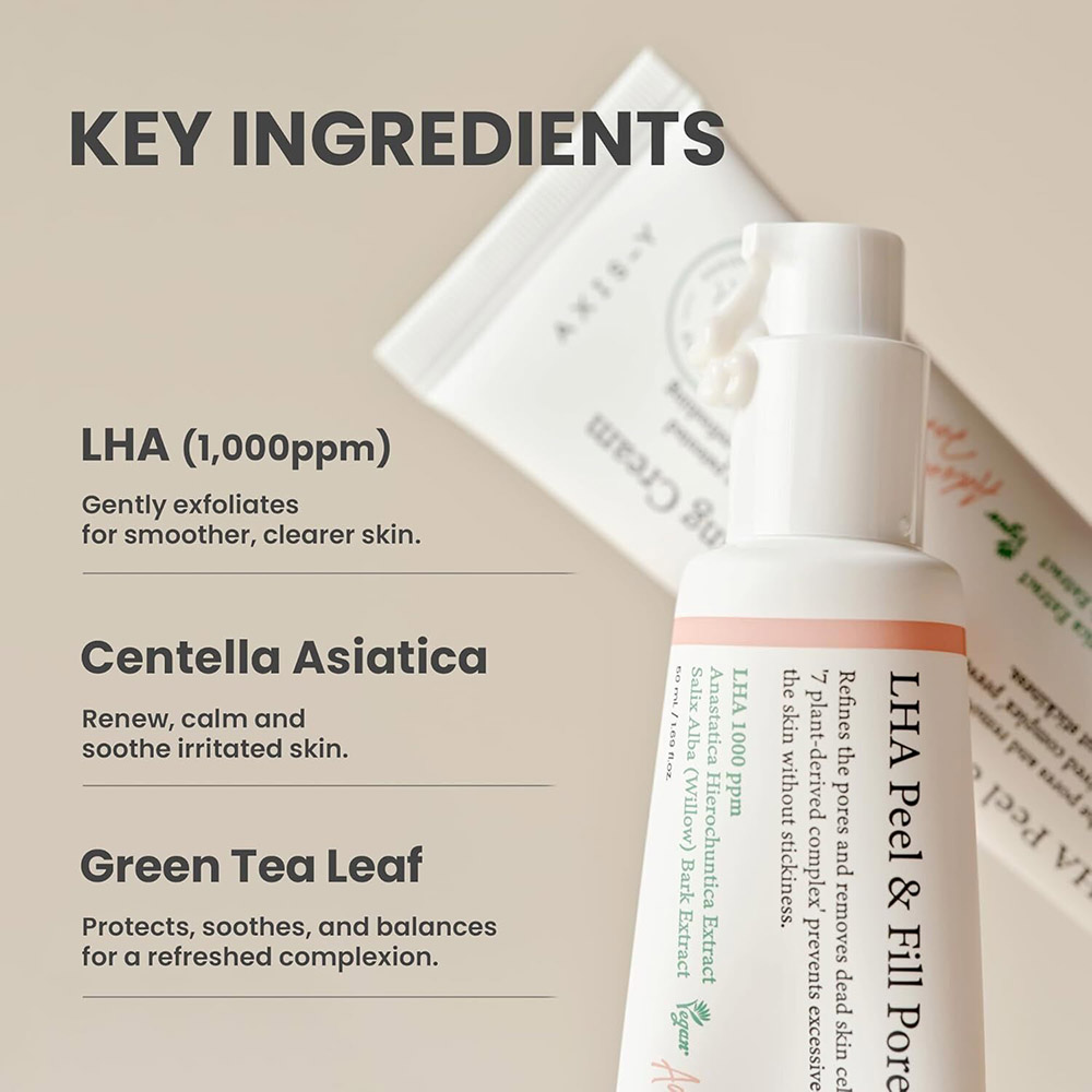 AXIS-Y - LHA Peel & Fill Pore Balancing Cream - 50 ml