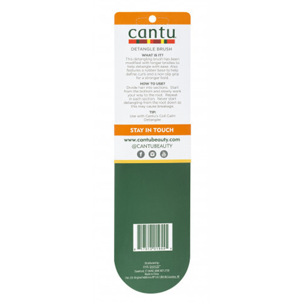 Cantu - Detangling Brush w/ Long Bristles - Black