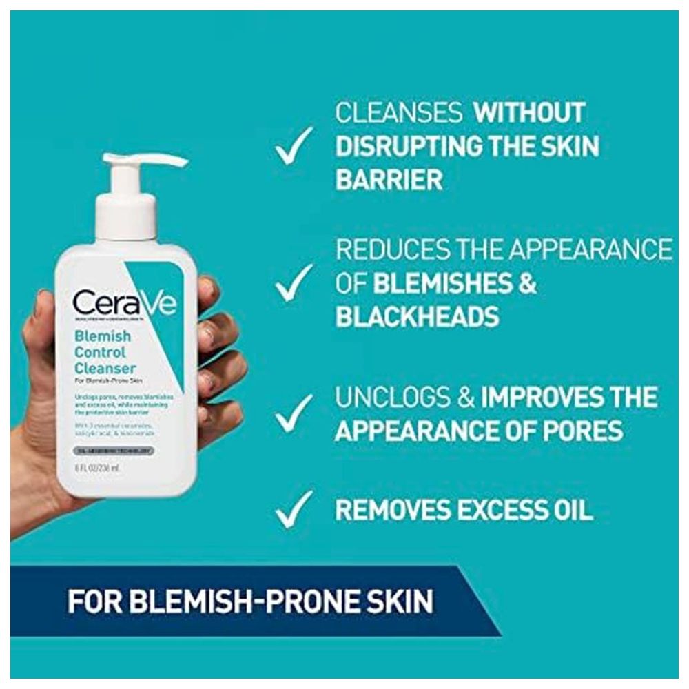 Cerave - Blemish Control Cleanser Face Wash - 236 ml