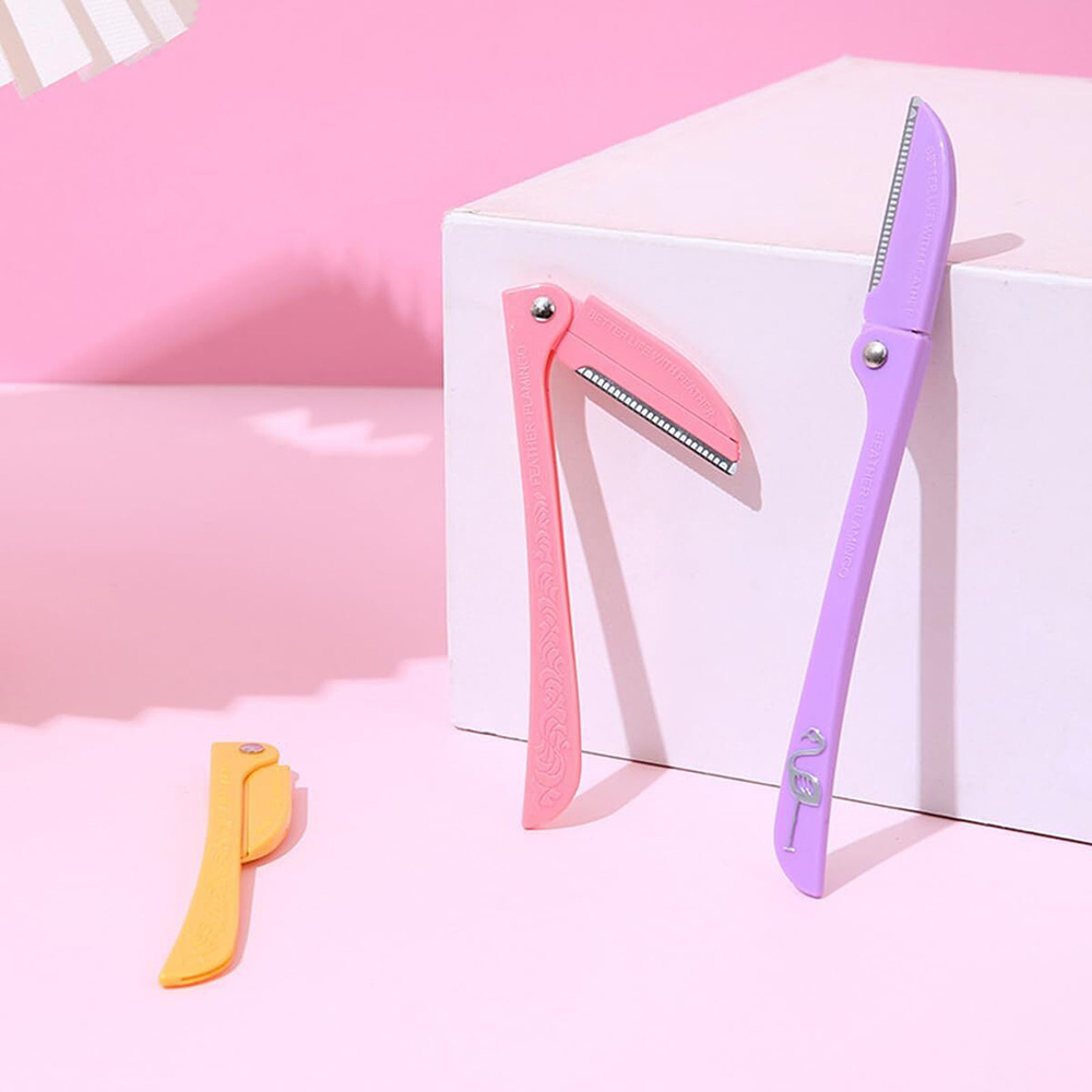 Feather Flamingo - Facial Razor - 3 Pcs