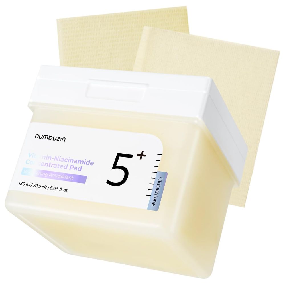 Numbuzin - No.5 Vitamin Niacinamide Concentrated Pad - 180 ml - 70 Pcs