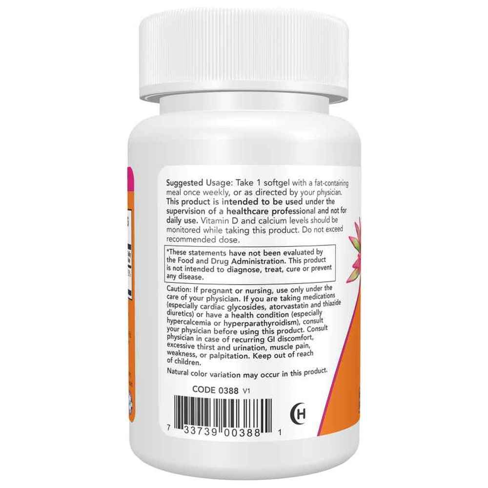 NOW - Vit D3 50,000 IU Softgels - 50 Pcs