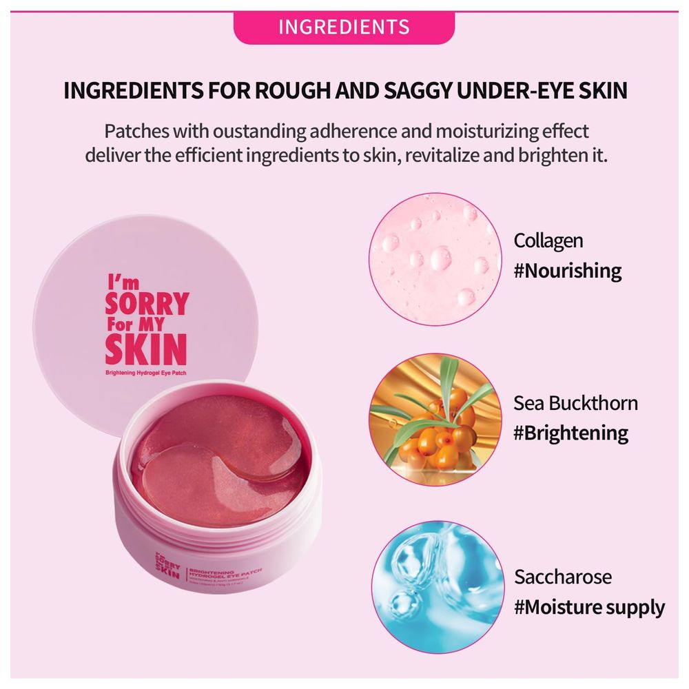 I'm Sorry For My Skin - Hydrogel Eye Lightening Jelly Patches - 60 Pcs