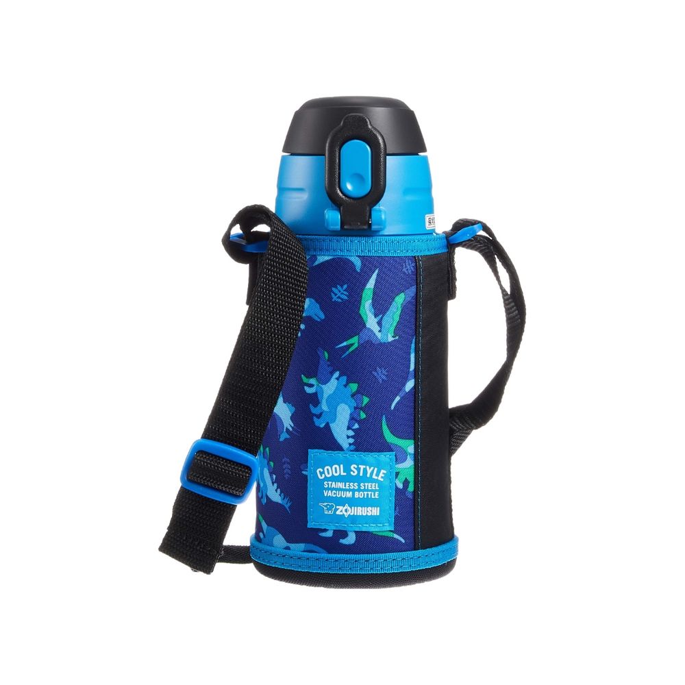 Zojirushi - Stainless Steel Vacuum Bottle - Dinosaur - Blue - 600ml