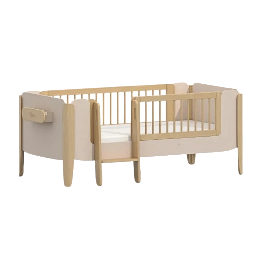 Boori - Yarra Kids Guarded Single Bed - Truffle