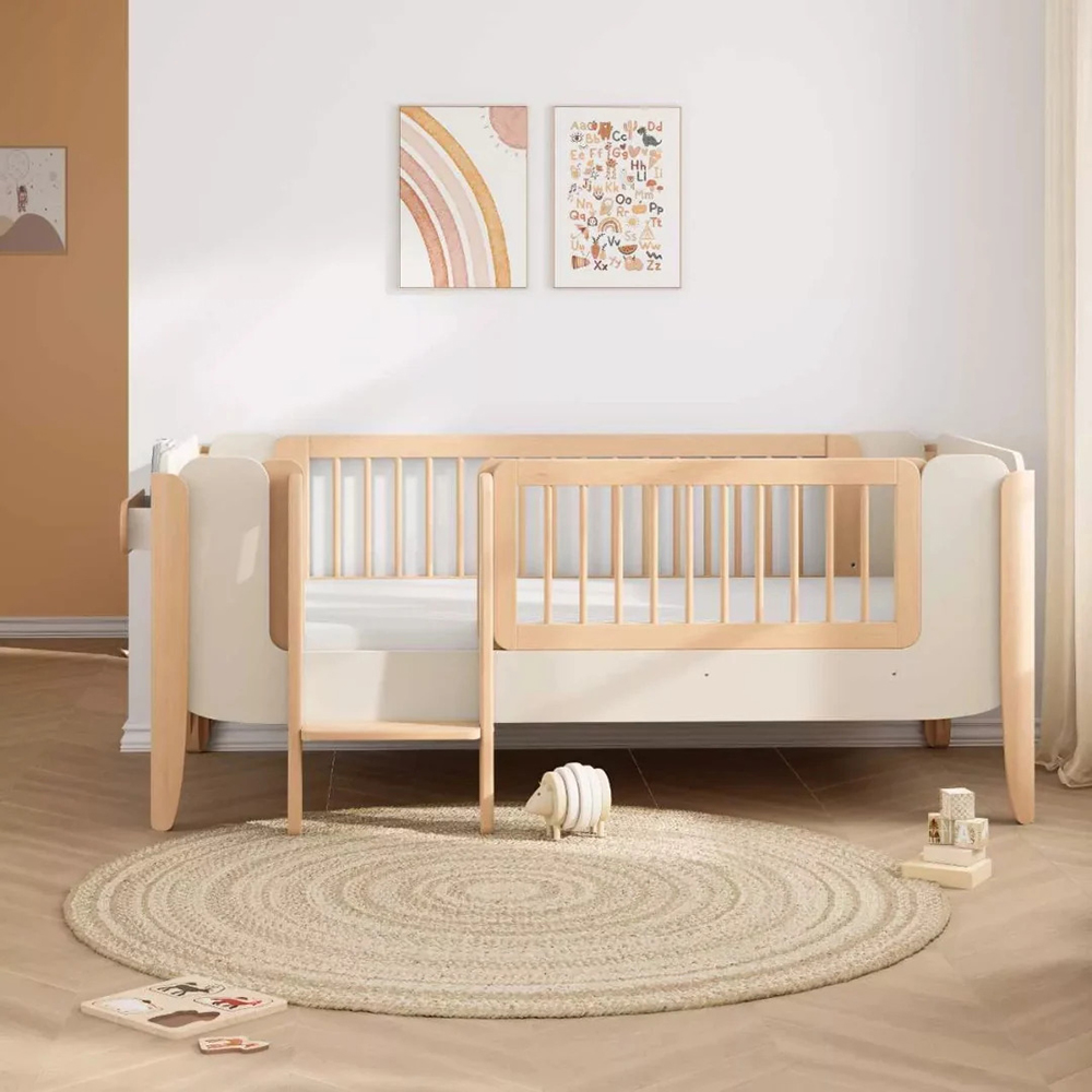 Boori - Yarra Kids Guarded Single Bed - Truffle