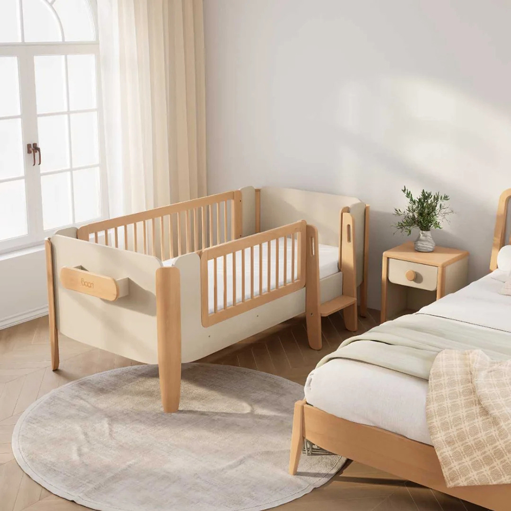 Boori - Yarra Kids Guarded Single Bed - Truffle