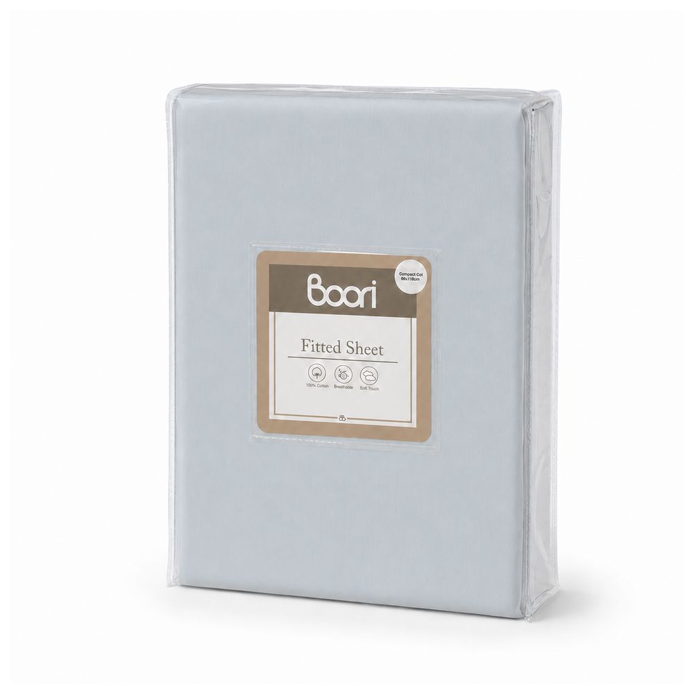 Boori - Universal Jersey Cotton Cot Fitted Sheet